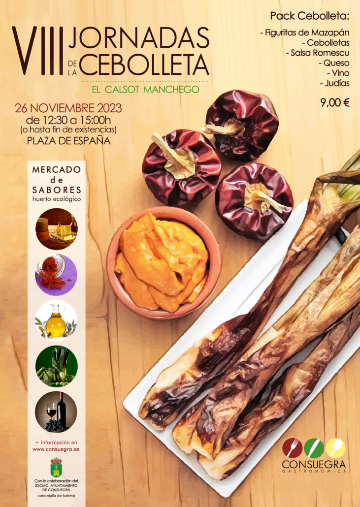 VIII Jornada de la Cebolleta Consuegra 2023 «El Calsot Manchego»