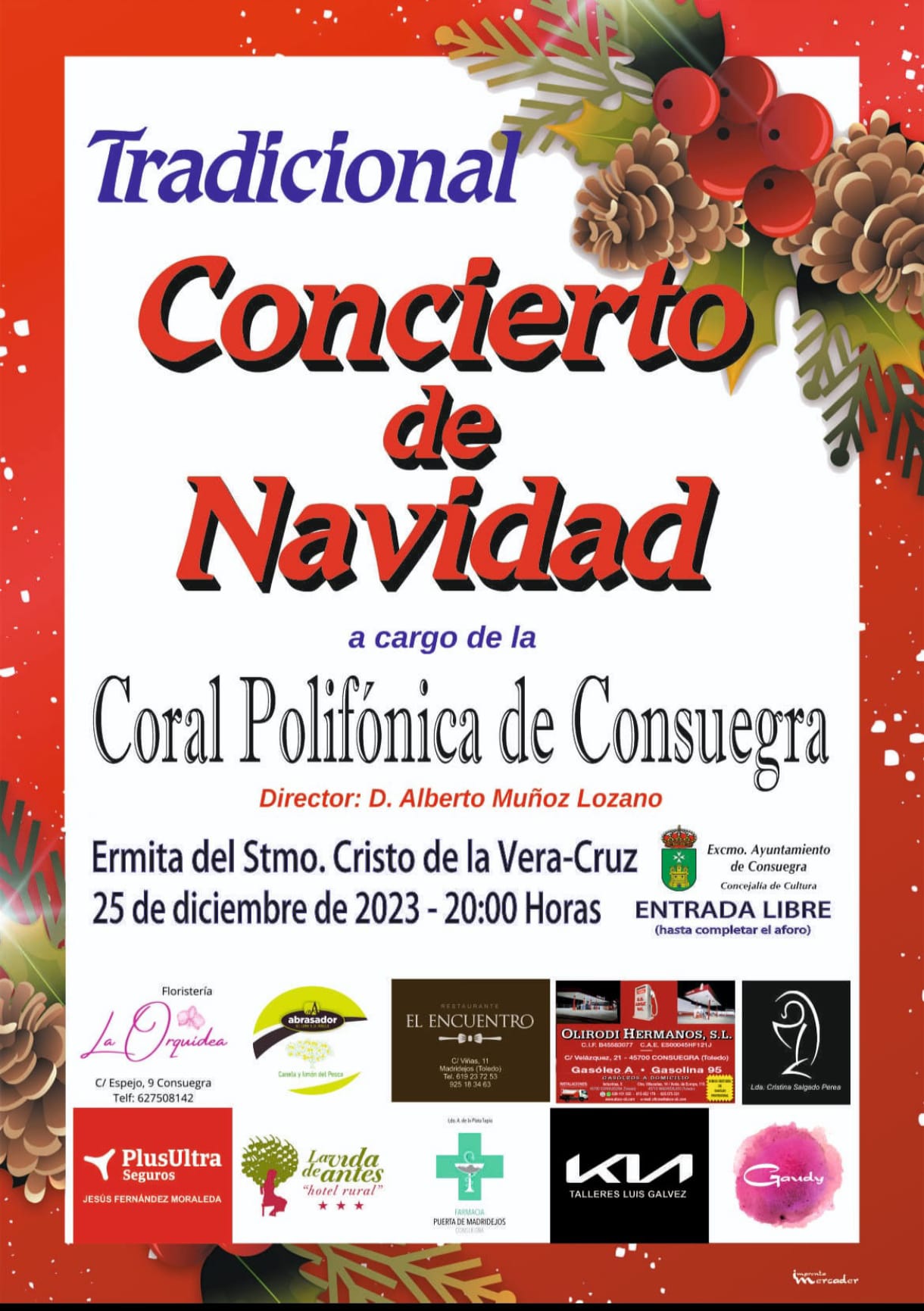 Concierto navideño de la Coral Polifónica de Consuegra