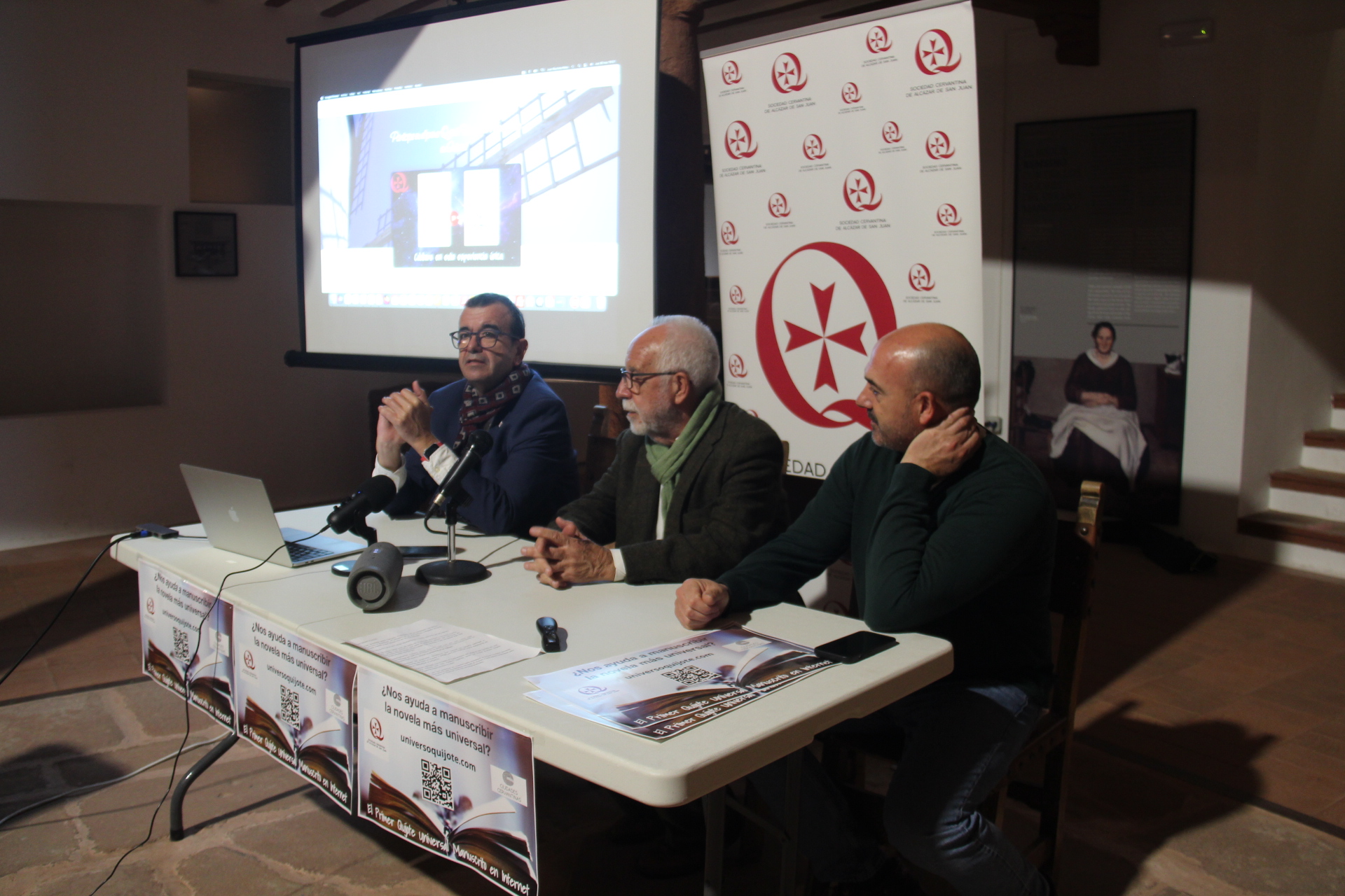 La Sociedad Cervantina presenta el proyecto “Quijote Manuscrito Universal en Internet”