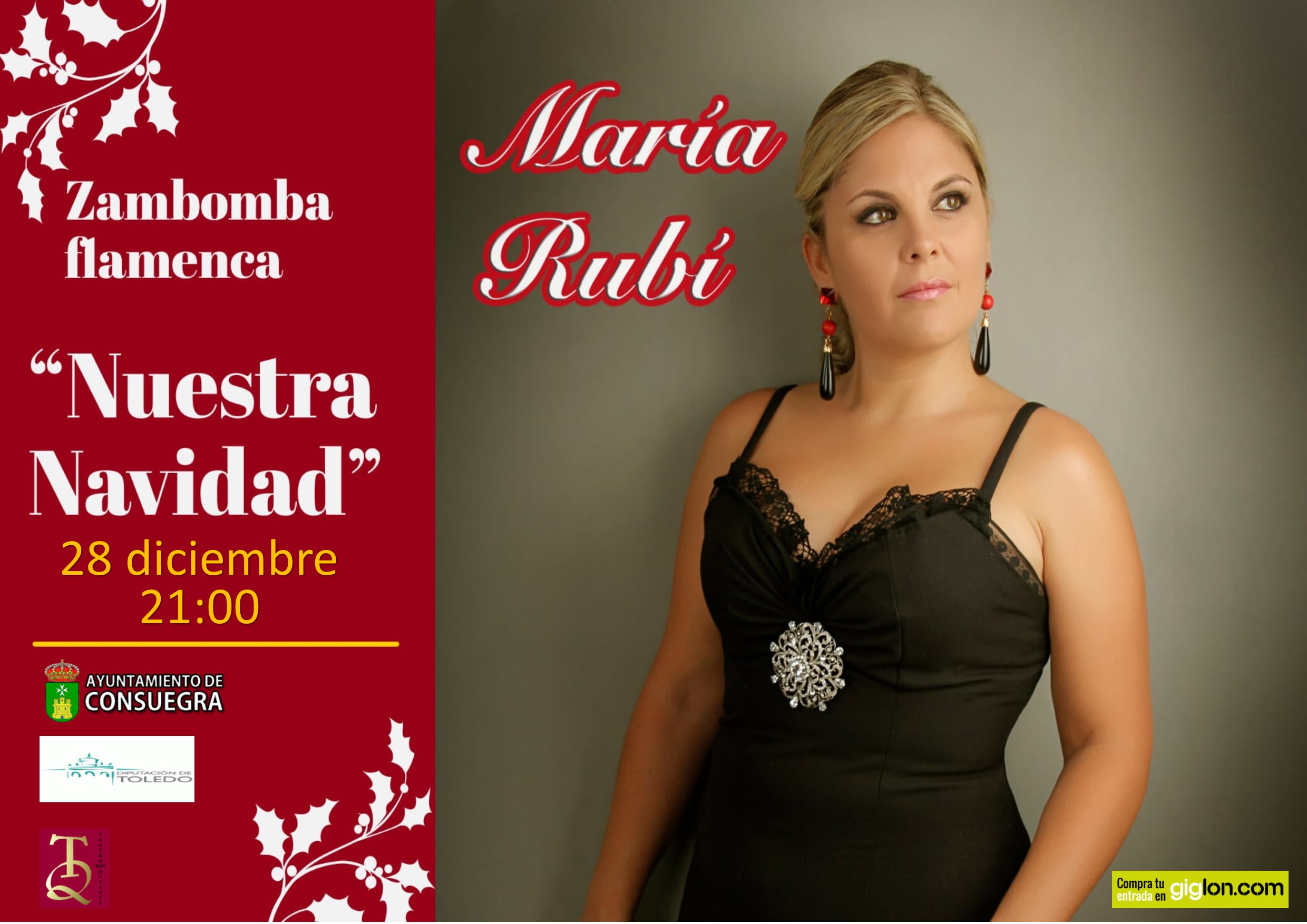 Zambomba flamenca Nuestra Navidad, María Rubí