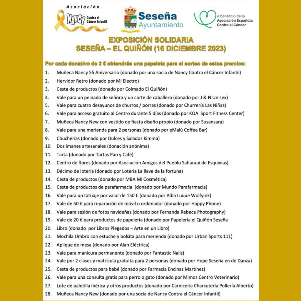 🎀👗 ¡Mañana es el Día de las Nancys Solidarias en Seseña! 👑🌈 – Ayuntamiento de Seseña