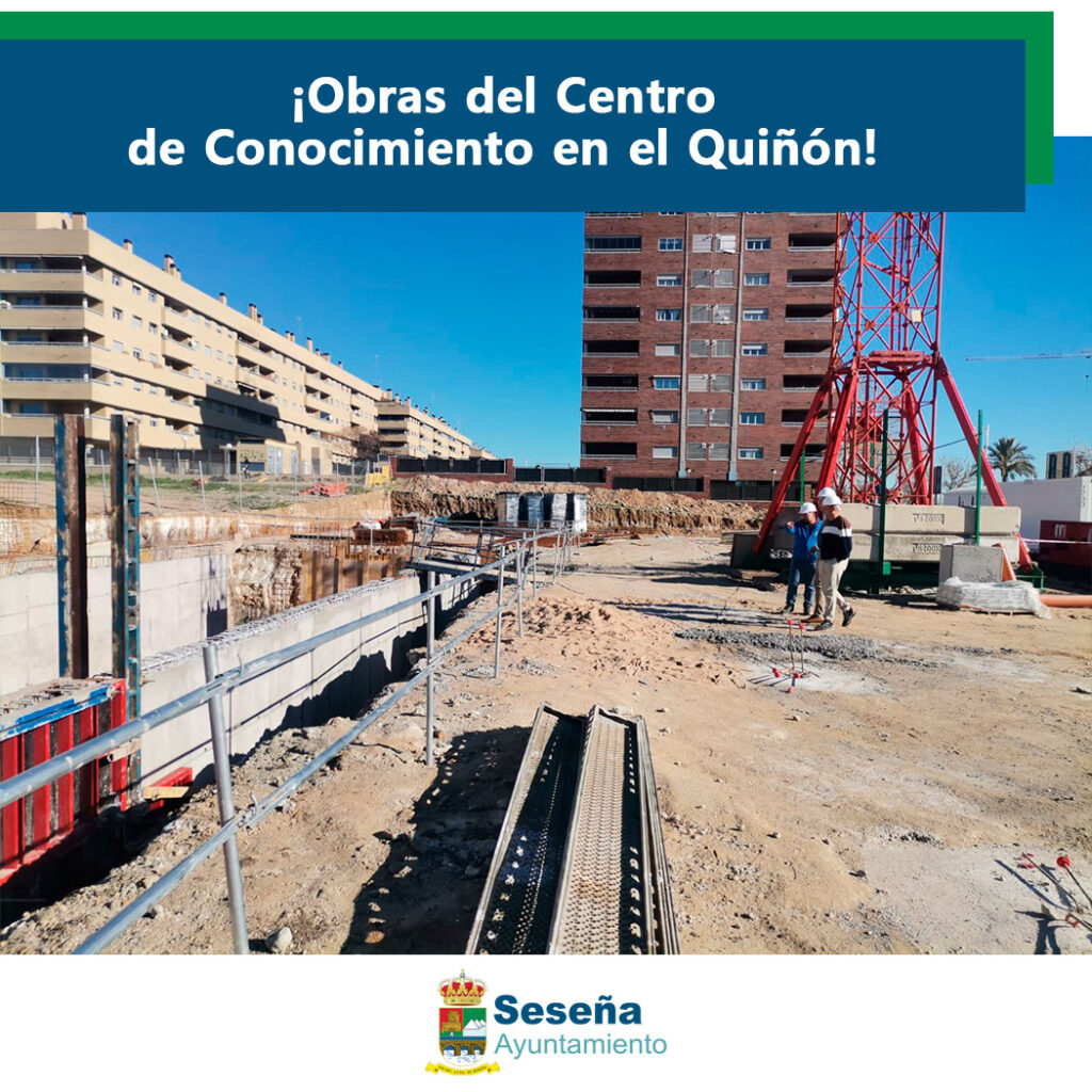 🏗🚧 ¡Obras del Centro de Conocimiento en el Quiñón!