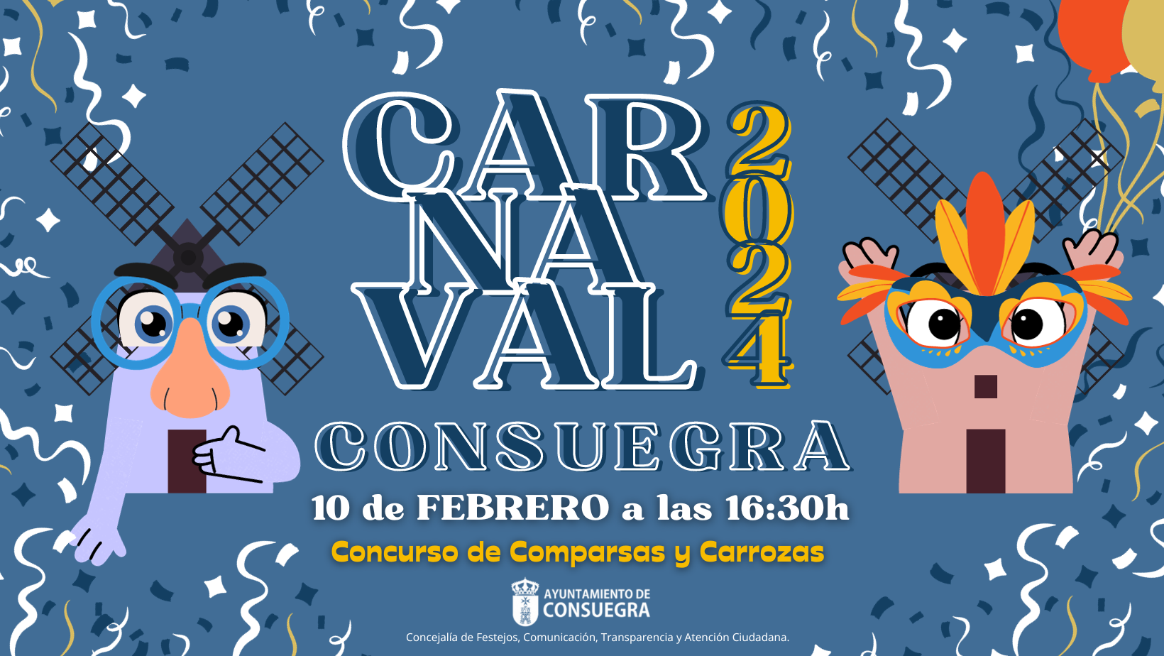 Carnavales Consuegra 2024 - Ayuntamiento de Consuegra
