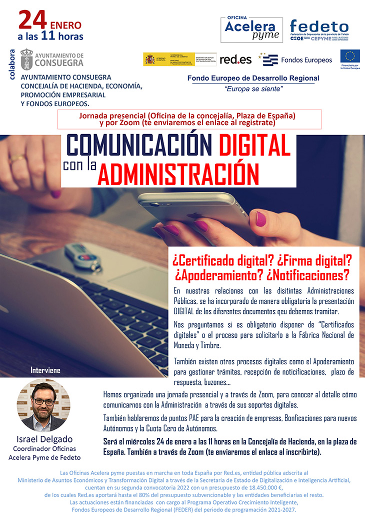 FEDETO. Jornada "Comunicación digital con la Administración"