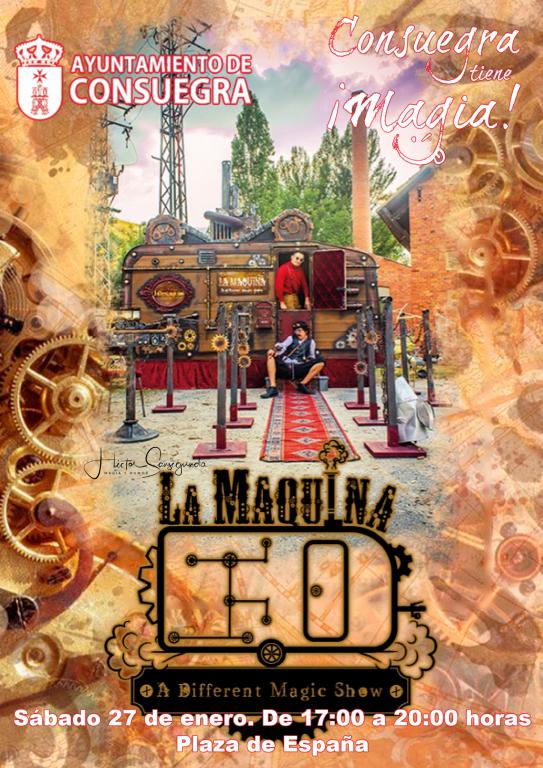 LA MÁQUINA, DE HÉCTOR SANSEGUNDO EN CONSUEGRA TIENE MAGIA 2024