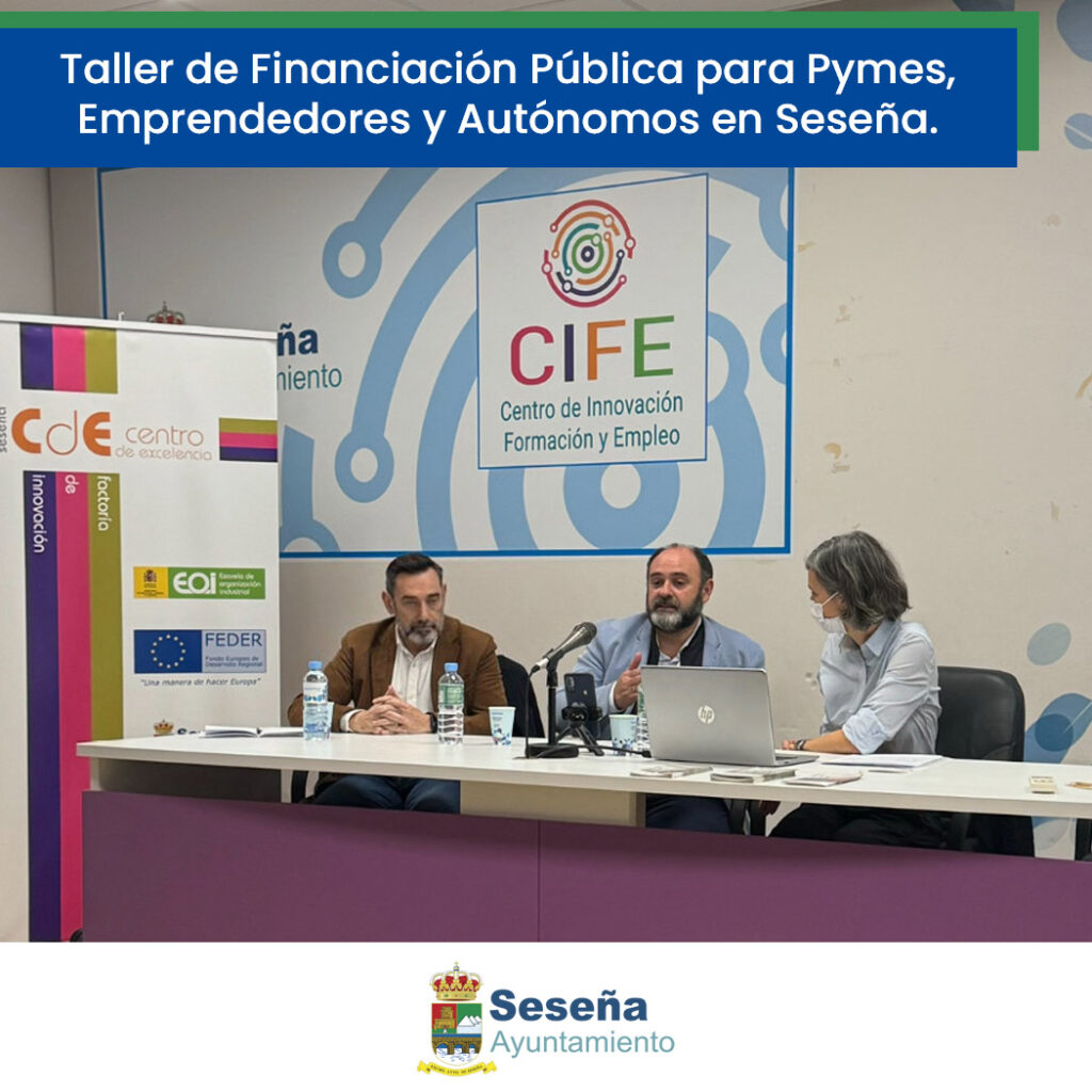 ✨ 🚀 Taller de Financiación Pública para Pymes, Emprendedores y Autónomos en Seseña. – Ayuntamiento de Seseña
