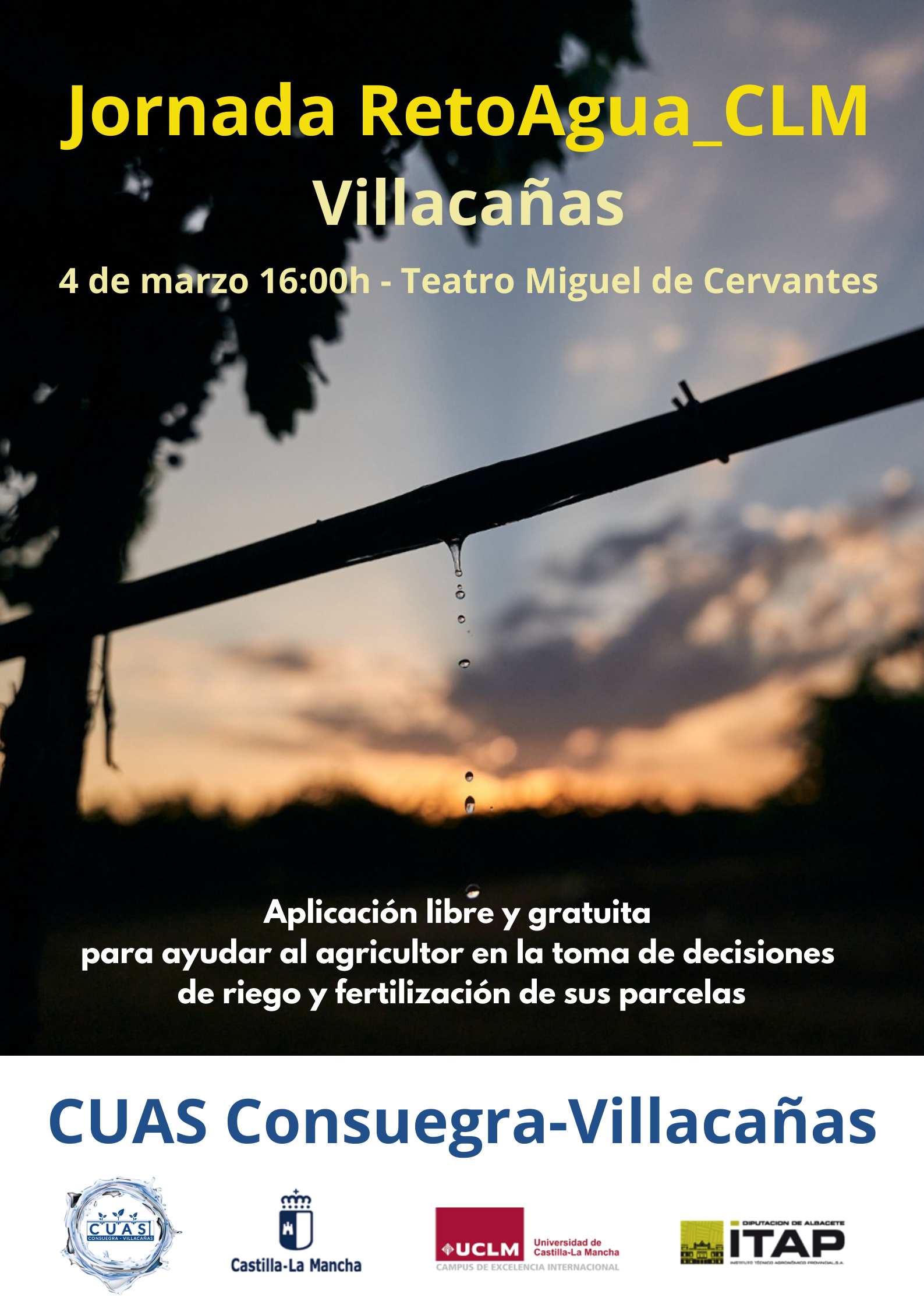 CUAS Consuegra-Villacañas. Jornada Formativa RetoAgua_CLM