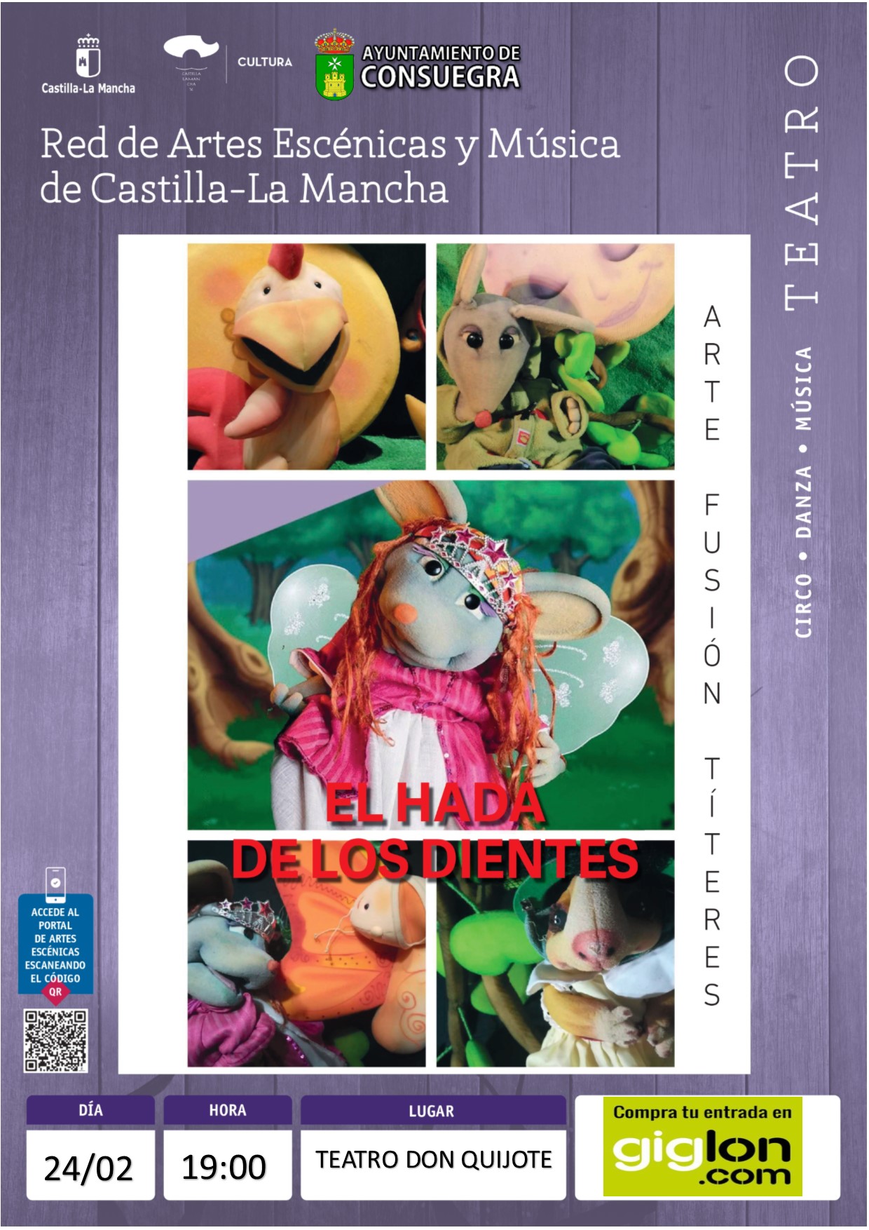 El hada de los dientes, Arte Fusión Títeres