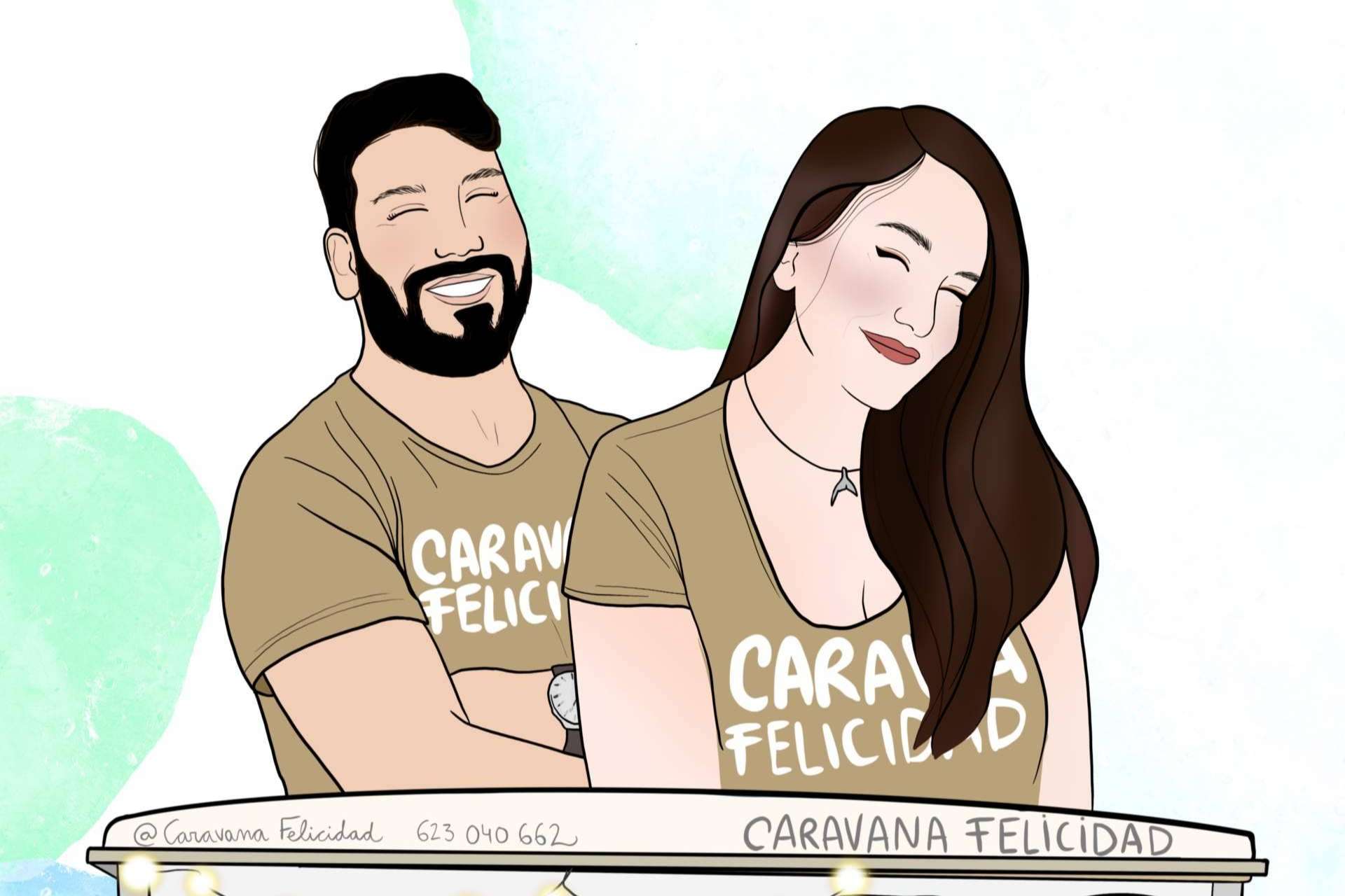 Caravana de felicidad, el nuevo servicio de la tatuadora Ares Alma