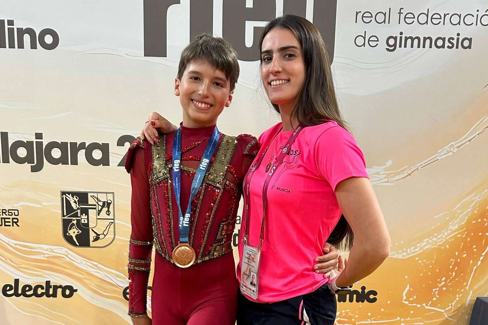 Víctor Bernardeau medalla de bronce en el Campeonato Nacional Base Individual de Gimnasia Rítmica