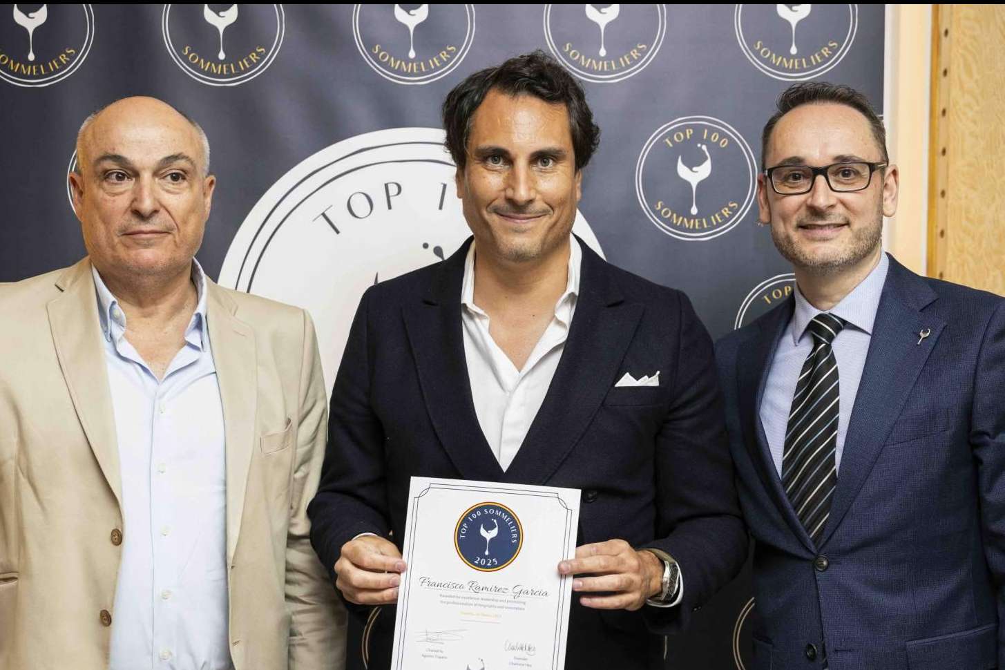 Gancedo apoyó la elección de los Top 100 sommeliers