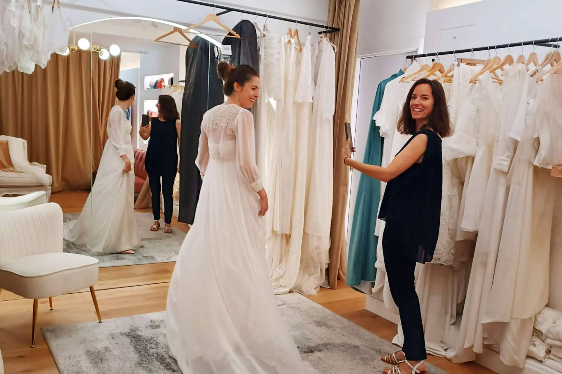 De la tela al altar; así es una prueba de novia en el atelier deValérie